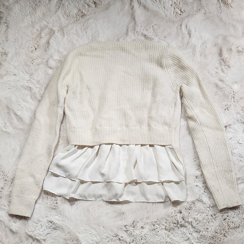 Club Monaco cream sweater